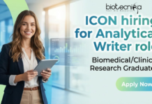 Biomedical Jobs at ICON for Analytical Writer Role | Apply Now Biomedical jobs at ICON Careers in Clinical Research Jobs