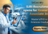 Research Associate Jobs at SJRI under SJRI Recruitment for Life Science Research