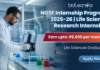NGSF Internship Program 2025–26 | Life Science Research Internship | Apply Now NGSF Internship Program 2025–26 for Life Science Research Students