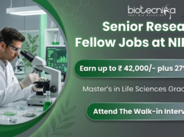 Senior Research Fellow Jobs at NIPGR under NIPGR Recruitment for Life Science Research