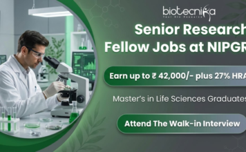 Senior Research Fellow Jobs at NIPGR | Life Sciences Candidates, Attend The Walk-in Interview Senior Research Fellow Jobs at NIPGR under NIPGR Recruitment for Life Science Research