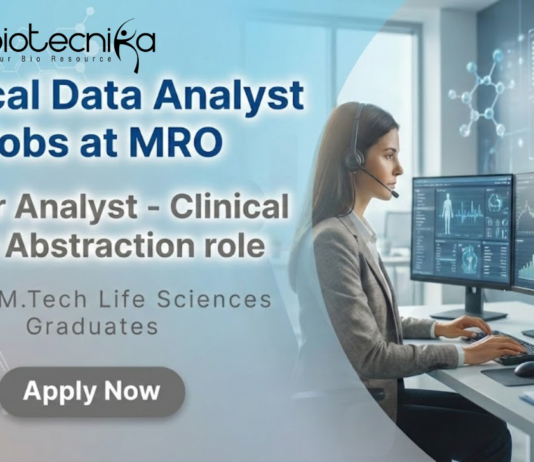Clinical Data Analyst Jobs in Pune for Life Science and MRO Professionals