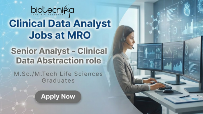 Clinical Data Analyst Jobs in Pune for Life Science and MRO Professionals