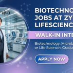Biotechnology jobs at Zydus Lifesciences in vaccine technologyBiotechnology jobs at Zydus Lifesciences in vaccine technology