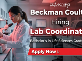 Life Science Jobs at Beckman Coulter Careers – R&D Jobs in Bangalore