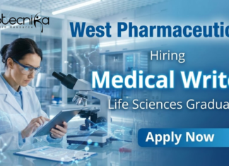 Medical Writing Job at West Pharmaceutical | Life Science R&D Jobs Medical Writing Job at West Pharmaceutical – R&D Job Bangalore