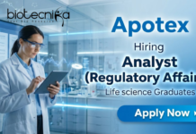 Regulatory Affairs Job at Apotex Inc. | Analyst Role Life Science Graduates Regulatory Affairs Job at Apotex Inc. Careers – Analyst Job for Life Science Graduates in Mumbai