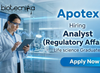 Regulatory Affairs Job at Apotex Inc. | Analyst Role Life Science Graduates Regulatory Affairs Job at Apotex Inc. Careers – Analyst Job for Life Science Graduates in Mumbai