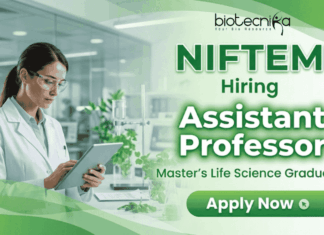 NIFTEM Assistant Professor Jobs | Government Teaching Job Opportunity Assistant Professor Jobs at NIFTEM Recruitment 2026 Government Teaching Jobs in Food Science