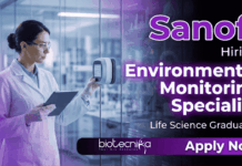 Specialist Jobs at Sanofi | Biology Jobs | Apply Now Specialist jobs at Sanofi environmental monitoring biology jobs Hyderabad