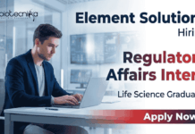 Regulatory Affairs Jobs at Element Solutions | Intern Role in Life Science Regulatory Affairs Jobs Element Solutions regulatory affairs intern life science internship