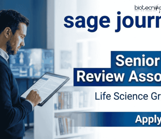 Peer Review Associate Jobs at Sage | Life sciences Jobs Apply Now Peer Review Associate Jobs Sage careers life sciences jobs senior role