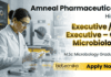 Executive Jobs at Amneal in QC Microbiology. Apply for pharma Microbiology Jobs and QC Jobs in Gujarat for M.Sc candidates.