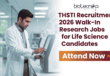 THSTI Recruitment 2026 Walk-In Research Jobs for Life Science Candidates THSTI Recruitment research jobs Life Science Jobs walk-in