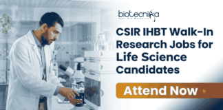 CSIR IHBT Walk-In Research Jobs for Life Science Candidates | Attend Now csir ihbt research jobs Life Science Jobs walk-in