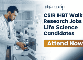 CSIR IHBT Walk-In Research Jobs for Life Science Candidates | Attend Now csir ihbt research jobs Life Science Jobs walk-in