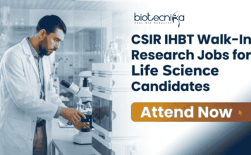 CSIR IHBT Walk-In Research Jobs for Life Science Candidates | Attend Now csir ihbt research jobs Life Science Jobs walk-in