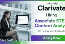 Content Analyst Jobs at Clarivate Careers | Life Science Graduates Apply Now Content Analyst Jobs Clarivate Careers Biotechnology Jobs Hyderabad