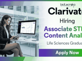 Content Analyst Jobs at Clarivate Careers | Life Science Graduates Apply Now Content Analyst Jobs Clarivate Careers Biotechnology Jobs Hyderabad