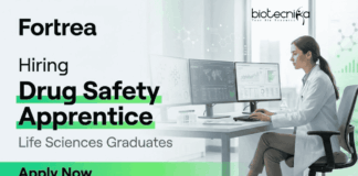 Drug Safety Apprentice Job at Fortrea | Fresher Life Science Jobs | Apply Now Drug Safety Apprentice Fortrea careers life science jobs Bangalore