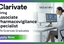 Pharmacovigilance Jobs at Clarivate | Fresher Life Science Jobs | Apply Now Pharmacovigilance jobs Clarivate careers life science jobs Noida