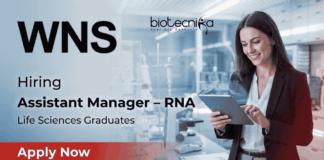 WNS Hiring Assistant Manager – RNA | Life Science Jobs Assistant Manager jobs WNS life science jobs Noida