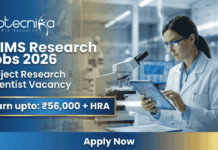 Research Jobs at AIIMS – Scientist Jobs Notification | Apply Now AIIMS research jobs Project Research Scientist recruitment 2026