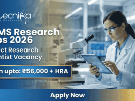 Research Jobs at AIIMS – Scientist Jobs Notification | Apply Now AIIMS research jobs Project Research Scientist recruitment 2026
