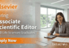 Associate jobs Elsevier Scientific Editor jobs life science
