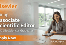 Elsevier Hiring Associate Scientific Editor | Life Science Jobs | Apply Now Associate jobs Elsevier Scientific Editor jobs life science