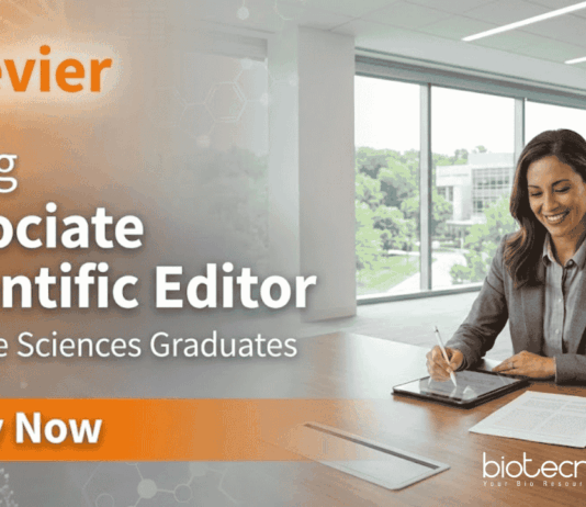 Associate jobs Elsevier Scientific Editor jobs life science