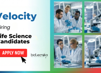 Life Science Jobs at Velocity Clinical Research | Apply Now for Regulatory Specialist Velocity Careers. Apply for Regulatory Specialist I role & Build a Strong Clinical Research Career in Site-based Life Science Jobs