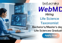 Life Science Jobs at WebMD | Apply Now For Lifescience Taxonomist Role Life Science Jobs at WebMD – Biology Jobs in Healthcare Content