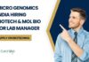 Biotech Lab Manager Jobs at Micro Genomics India, Apply on Biotecnika