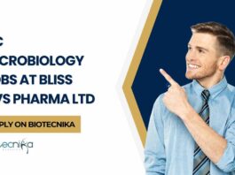 BSc & MSc Microbiology QC Jobs at Bliss GVS Pharma Ltd - Apply on Biotecnika