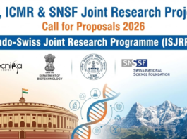 Apply for the Indo-Swiss Joint Research Call for Proposal 2026. Focus on One Health. Funding up to ₹2.5 Cr / CHF 400k.