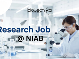Research Job at National Institute of Animal Biotechnology (NIAB). Biomedical & Life Sciences Candidates, Apply Now