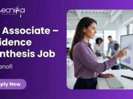 Associate Job at Sanofi. Life Sciences Candidates, Apply Now For Jr. Associate Role for Evidence Synthesis & HEOR in Hyderabad.