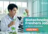 Biotechnology Freshers Job at Kemin Industries. Apply Now for Trainee- R&D Role. Job Opportunity in Chennai.