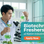 Biotechnology Freshers Job at Kemin Industries. Apply Now for Trainee- R&D Role. Job Opportunity in Chennai.