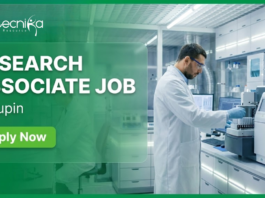 Research Associate Job at Lupin. Graduates or Post-graduates in Life Sciences, Apply Now. Job Opportunity in Pune.