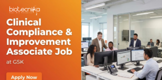 Clinical Job at GSK. Life Sciences Candidates, Apply Now For Clinical Compliance & Improvement Associate Role in Bangalore.