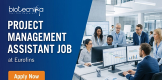Project Management Assistant Job at Eurofins. Masters Candidates, Apply Now. Start working for Clinical Ops Support.