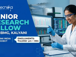 Senior Research Fellow at NIBMG. Life Sciences Candidates, Apply Now and Earn ₹42,000 per month for the MOMI-India Genomics Project.