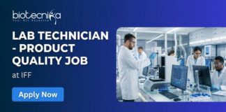 Food Science Job at IFF. Apply Now For Lab Technician - Product Quality Role. QA professionals for Quality Master Data Management (SAP QM).