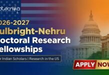 Fulbright-Nehru Doctoral Research Fellowships. Bioengineering Candidates, Apply Now for PhD Fellowship in the U.S. for Indian scholars.