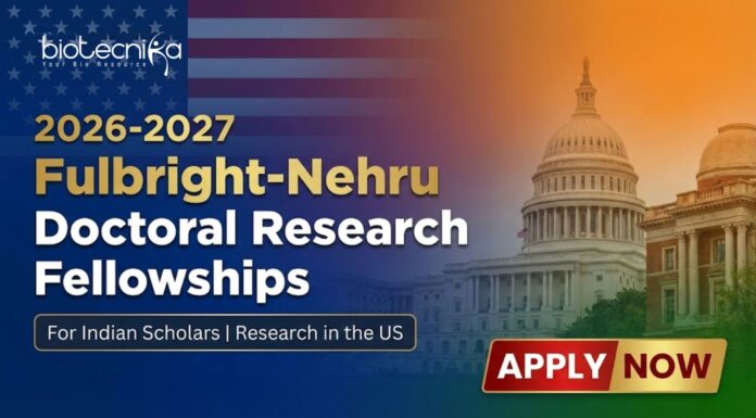 Fulbright-Nehru Doctoral Research Fellowships. Bioengineering Candidates, Apply Now for PhD Fellowship in the U.S. for Indian scholars.