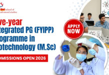 TERI SAS PG Program | Five-year Integrated PG Programme (FYIPP) in Biotechnology (M.Sc.) | Apply Online TERI SAS PG Program Biotechnology integrated MSc life science career