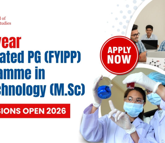 TERI SAS PG Program | Five-year Integrated PG Programme (FYIPP) in Biotechnology (M.Sc.) | Apply Online TERI SAS PG Program Biotechnology integrated MSc life science career