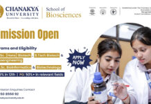 Chanakya School of Biosciences Admissions 2026 Open | UG & PG Courses, Apply Now Chanakya School of Biosciences Admissions 2026 Open | UG & PG Courses, Apply Now. Chanakya University Admissions 2026.